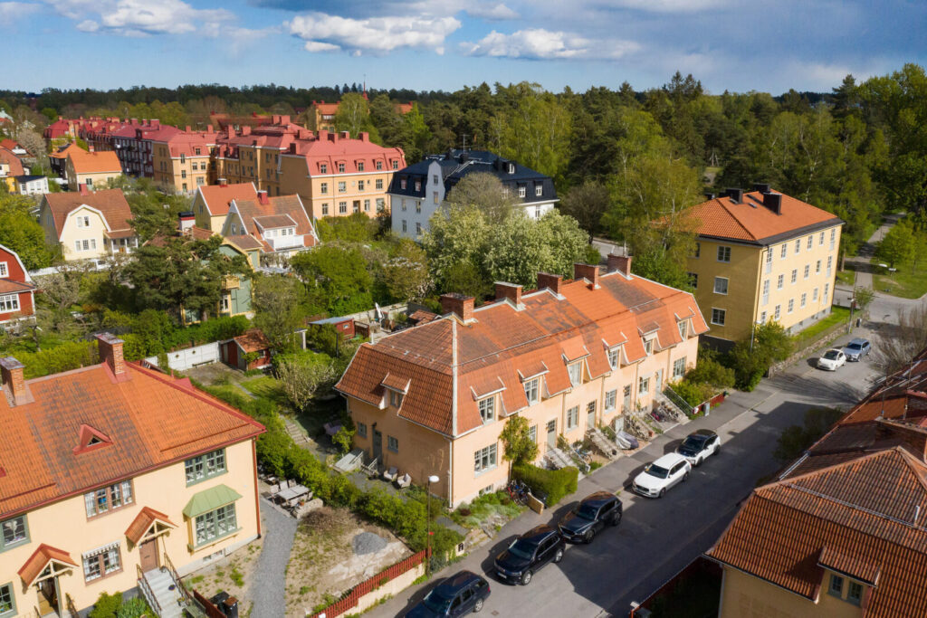 19. Fasad taktvattning till BRF Saltsjobaden Solsidan