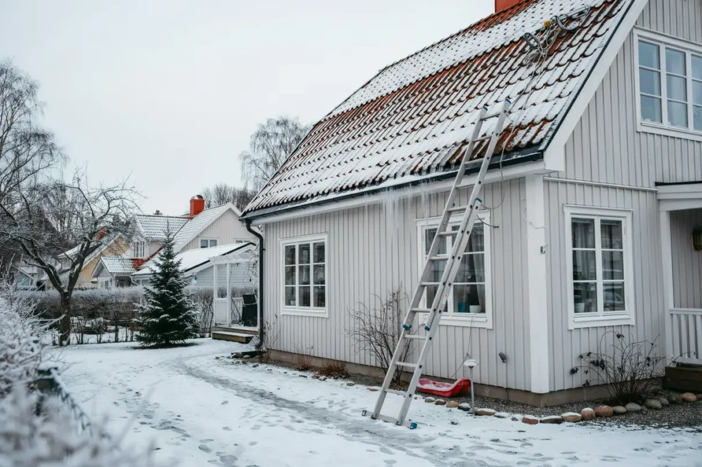 takskottning p villatak n r sn n blir en risk och hur du g r r tt